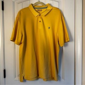 Izod Yellow Polo Shirt Classic Design
